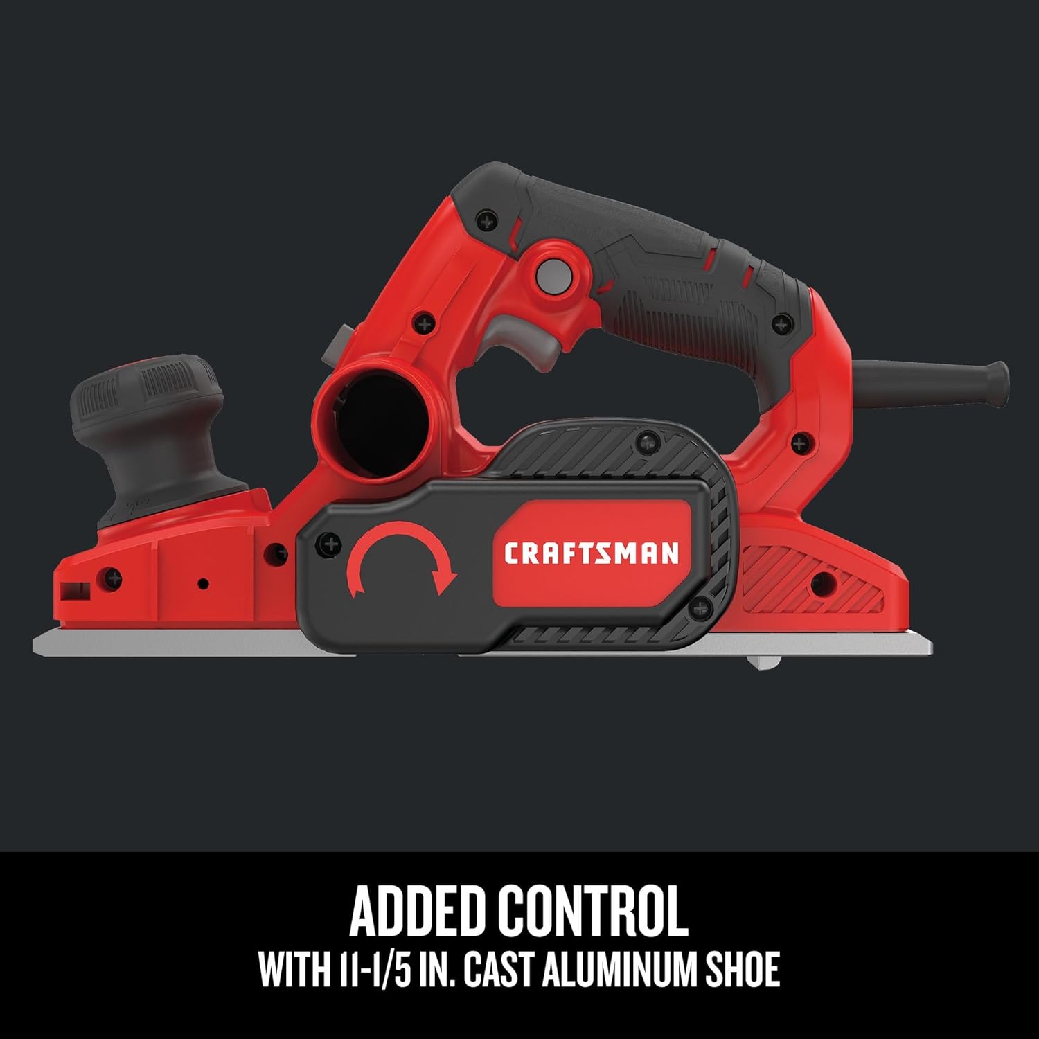CRAFTSMAN Wood Planer, Electric Hand Planer for Woodworking, with Blades, Edge Guide, and Dust Bag (CMEW300)4
