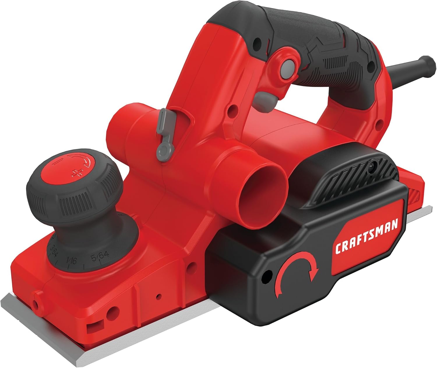 CRAFTSMAN Wood Planer, Electric Hand Planer for Woodworking, with Blades, Edge Guide, and Dust Bag (CMEW300)9