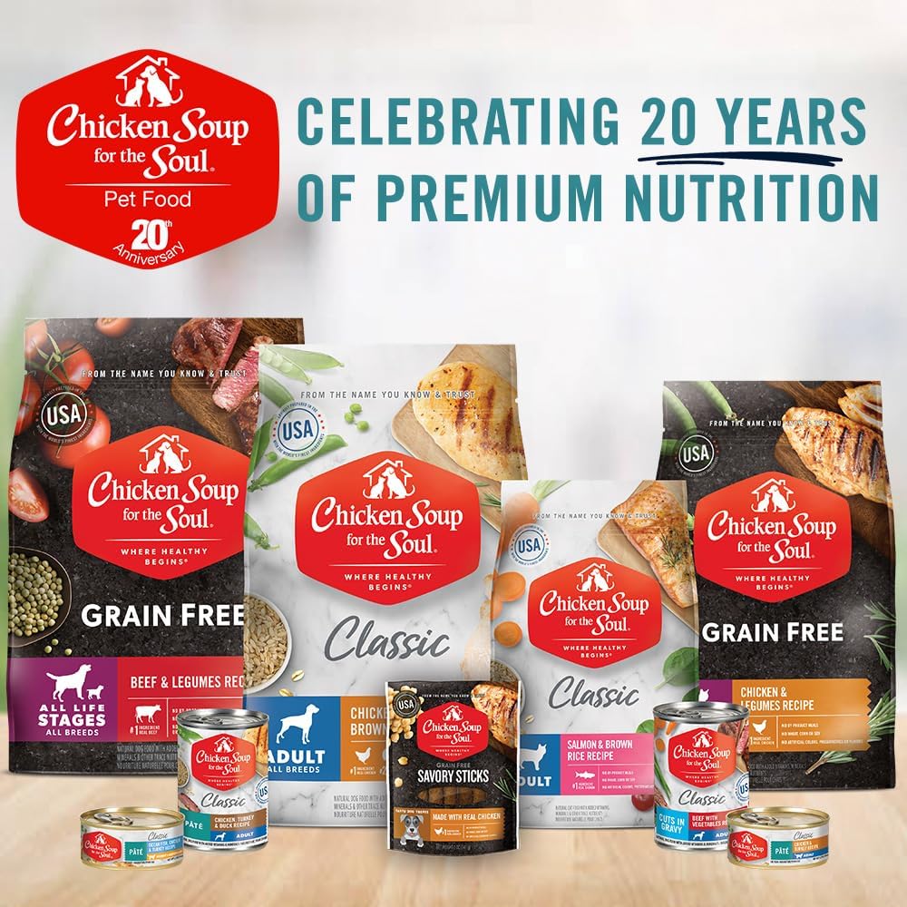 Chicken Soup For The Soul Classic Dry Adult Cat Food, Chicken & Brown Rice Recipe, 12 Pound Bag Soy, Corn & Wheat Free, No Artificial Flavors 2