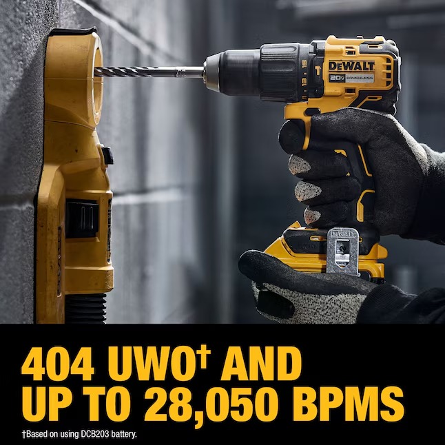 DEWALT 1 2-in 20-volt Max Variable Brushless Cordless Hammer Drill (1-Battery and Charger Included)2_11zon