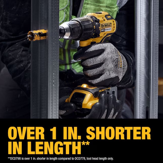 DEWALT 1 2-in 20-volt Max Variable Brushless Cordless Hammer Drill (1-Battery and Charger Included)4_11zon