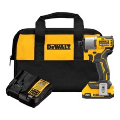DEWALT DCF840D1 20-volt Max 1/4-in Brushless Cordless Impact Driver (Battery and Charger Included with Soft Bag)