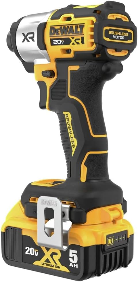 DEWALT 20V MAX Impact Driver, Cordless, 3-Speed, 2 Batteries and Charger Included (DCF845P2)0