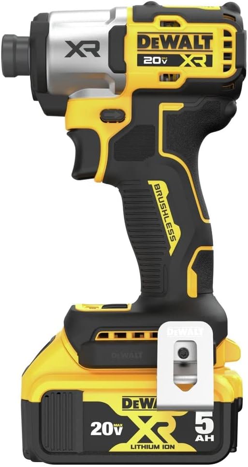 DEWALT 20V MAX Impact Driver, Cordless, 3-Speed, 2 Batteries and Charger Included (DCF845P2)8