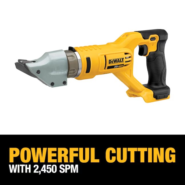 DEWALT 20V MAX Metal Shear Cutter, Cordless, 360 Degree Pivoting Head, Cuts 14GA Material, Bare Tool Only (DCS494B)4_11zon