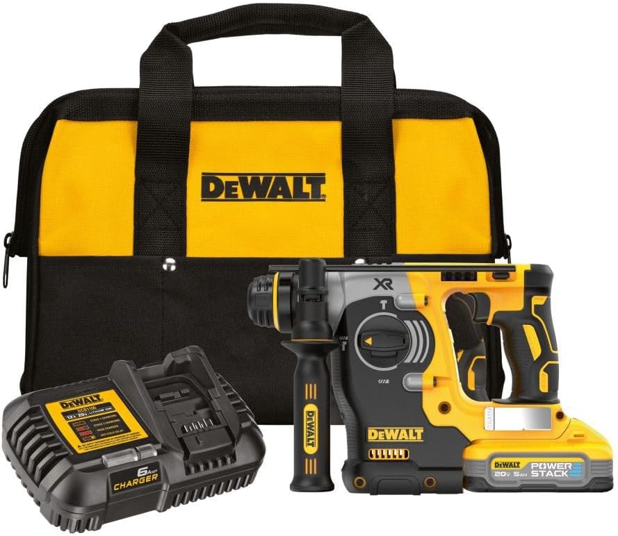 DEWALT 20V MAX Rotary Hammer, Cordless, Battery and Charger Included (DCH273H1)1