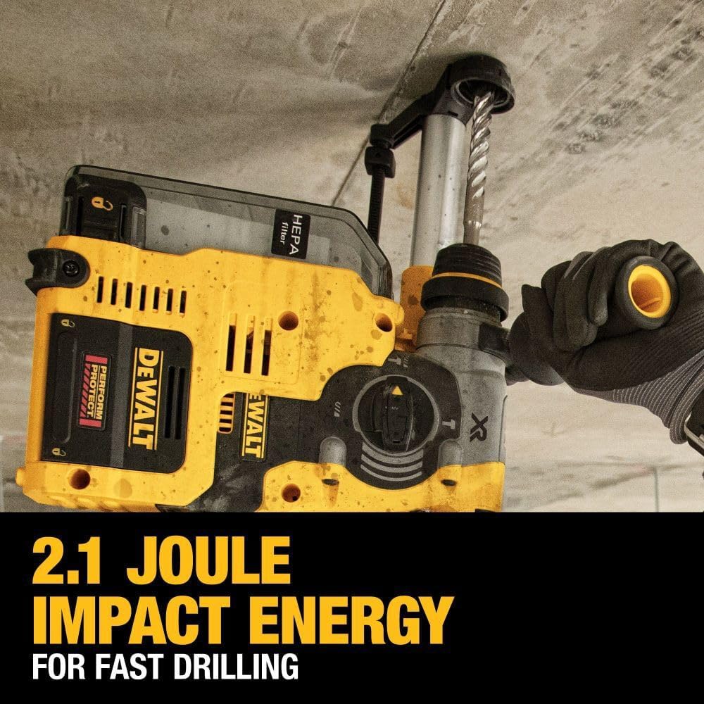DEWALT 20V MAX Rotary Hammer, Cordless, Battery and Charger Included (DCH273H1)4