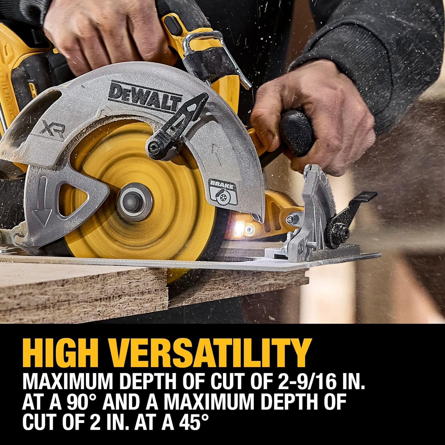 DEWALT 20V MAX XR Brushless Cordless 7-1 4 in. Circular Saw (Tool Only) (DCS590B)6