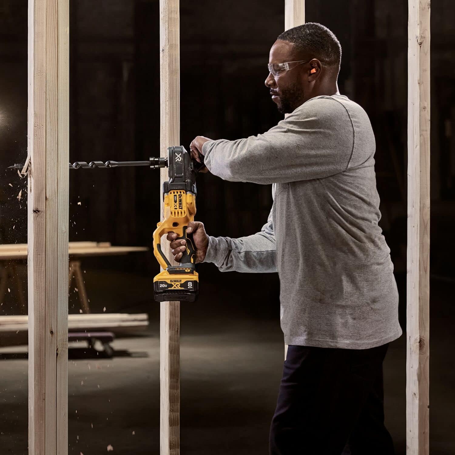 DEWALT 20V MAX XR Brushless Cordless 7 16 in. Compact Stud and Joist Drill with POWER DETECT, Bare Tool Only (DCD443B)12
