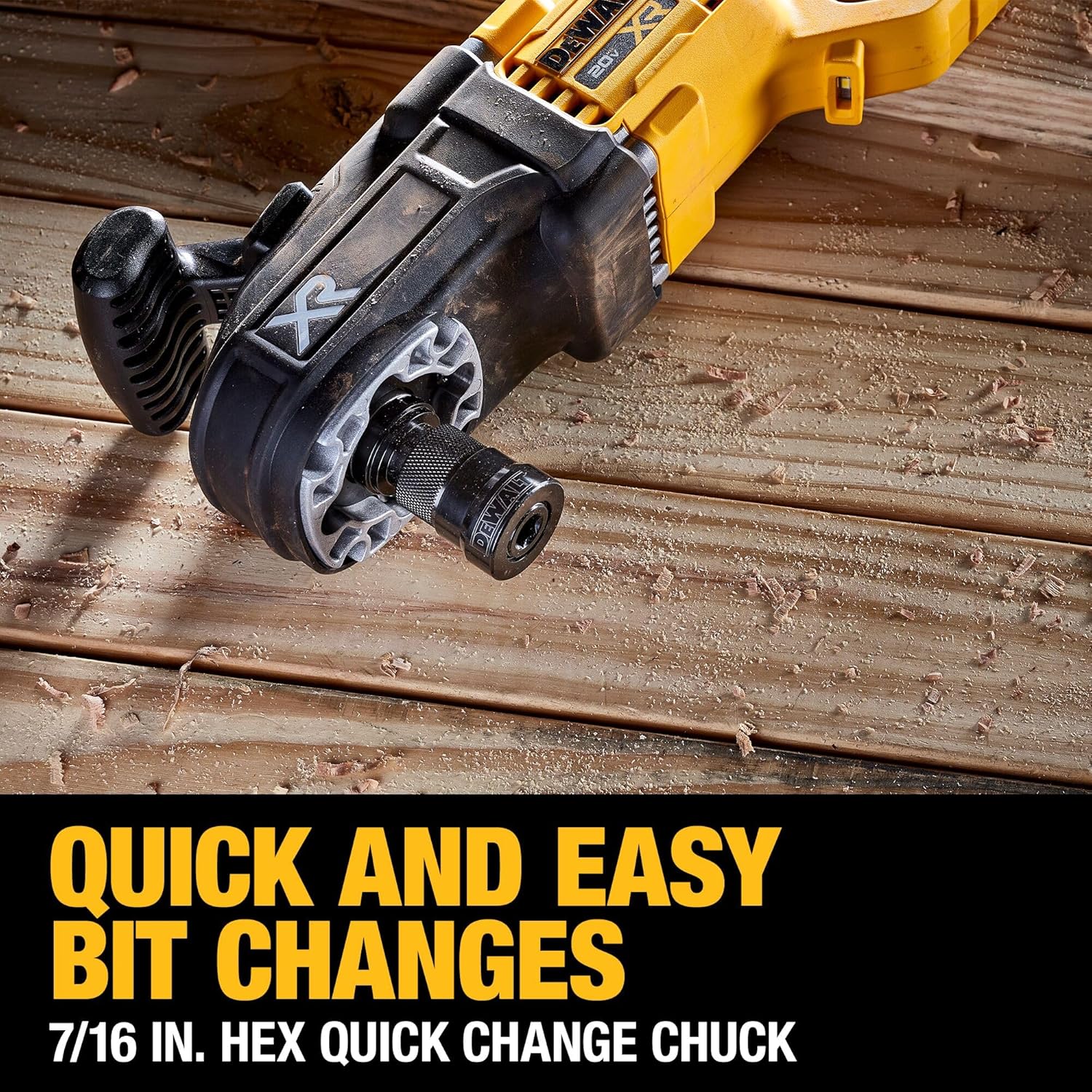 DEWALT 20V MAX XR Brushless Cordless 7 16 in. Compact Stud and Joist Drill with POWER DETECT, Bare Tool Only (DCD443B)5