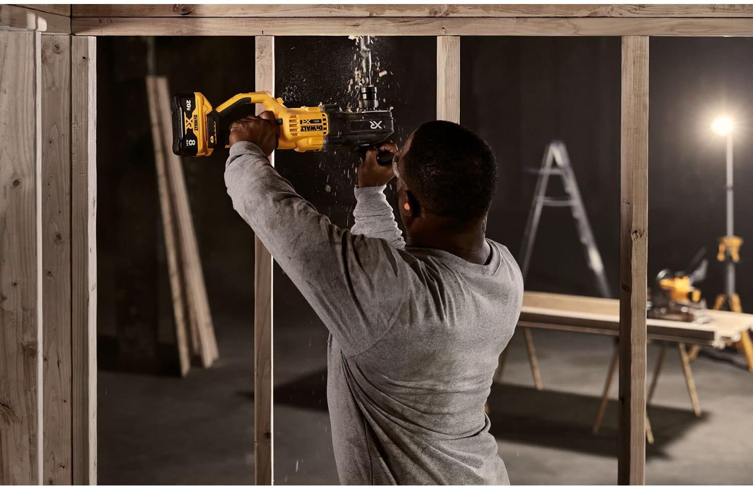 DEWALT 20V MAX XR Brushless Cordless 7 16 in. Compact Stud and Joist Drill with POWER DETECT, Bare Tool Only (DCD443B)77