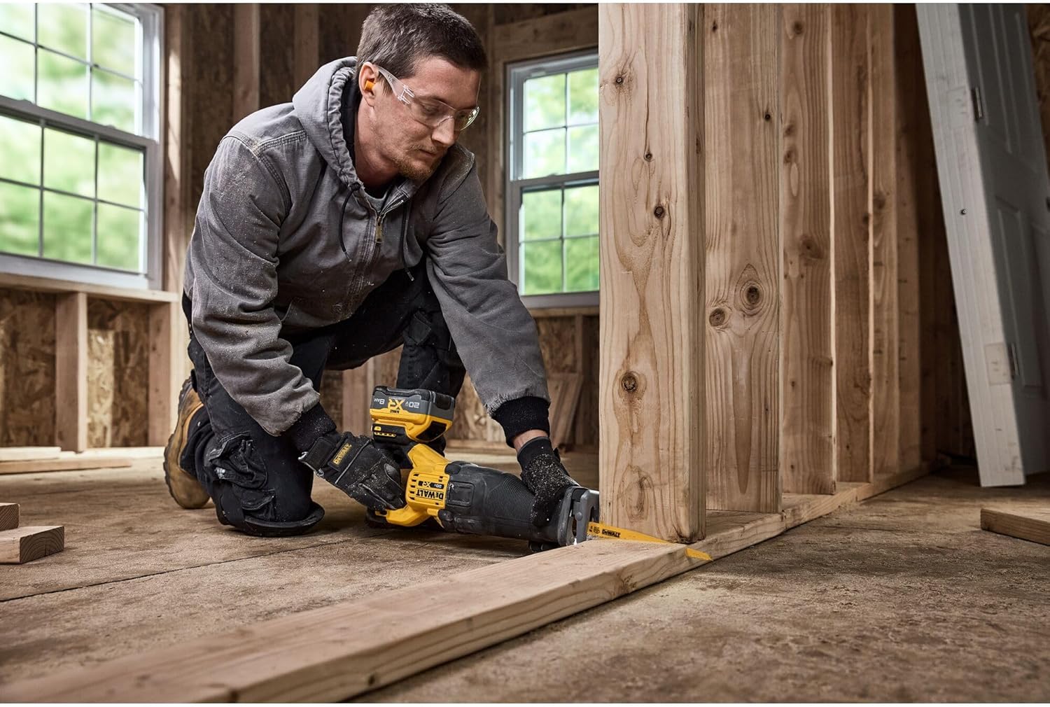 DEWALT 20V MAX XR Brushless Cordless Reciprocating Saw (Tool Only) (DCS384B)-0