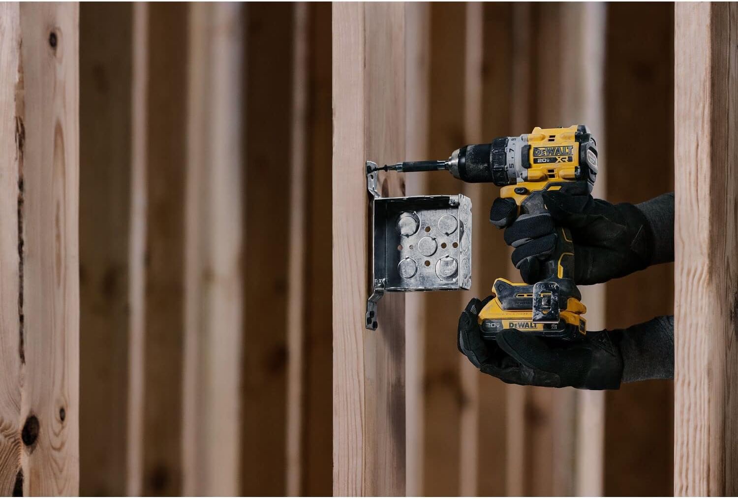 DEWALT 20V MAX XR COMPACT DRILL DRIVER WITH POWERSTACK BATTERIES (DCD800D1E1)0