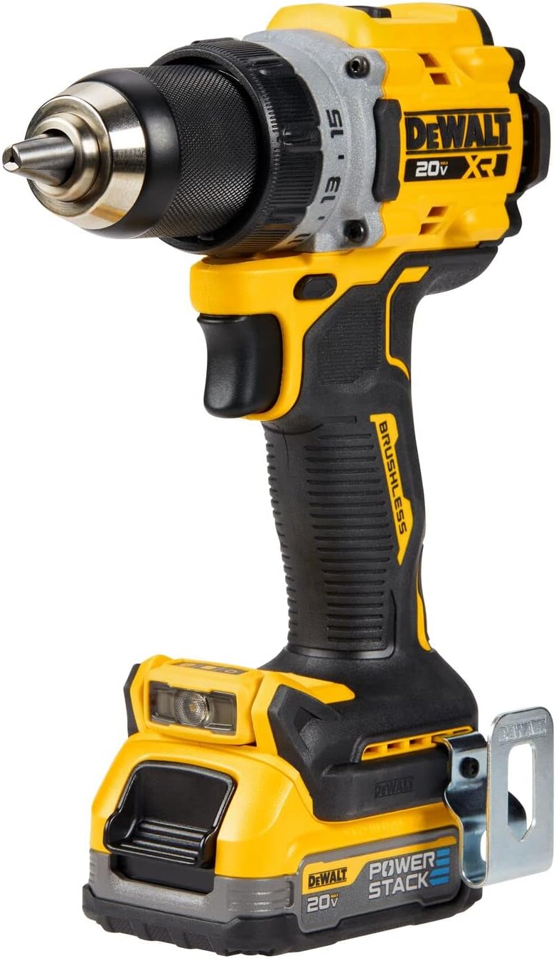 DEWALT 20V MAX XR COMPACT DRILL DRIVER WITH POWERSTACK BATTERIES (DCD800D1E1)4