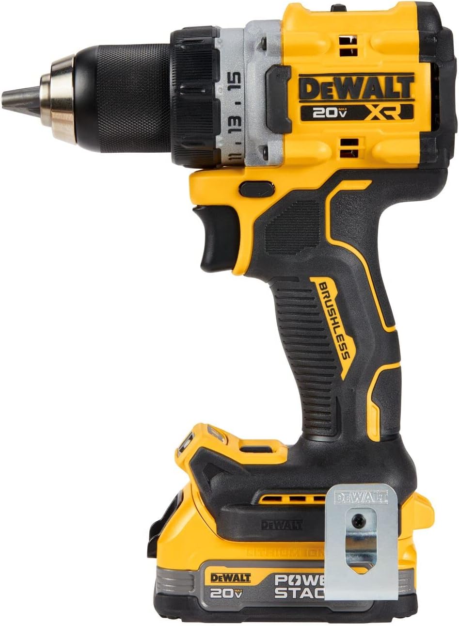 DEWALT 20V MAX XR COMPACT DRILL DRIVER WITH POWERSTACK BATTERIES (DCD800D1E1)5
