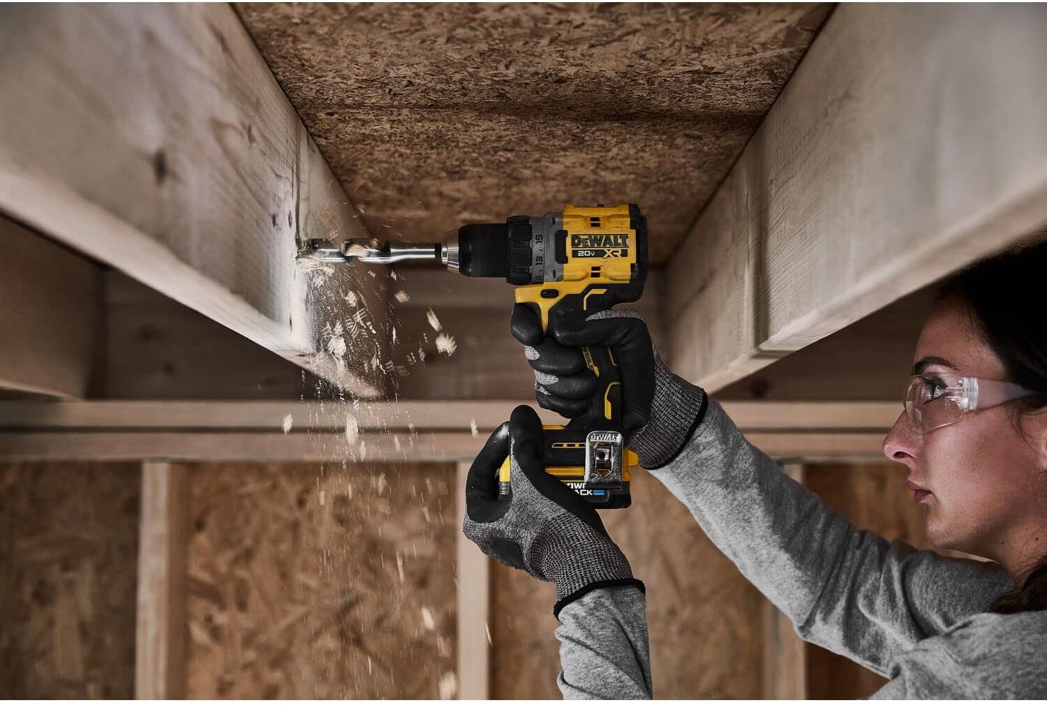 DEWALT 20V MAX XR COMPACT DRILL DRIVER WITH POWERSTACK BATTERIES (DCD800D1E1)9