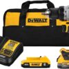 DEWALT 20V MAX XR COMPACT DRILL DRIVER WITH POWERSTACK BATTERIES (DCD800D1E1)