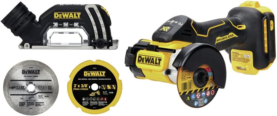 DEWALT 20V MAX XR Cut Off Tool, Brushless and Compact, Bare Tool Only (DCS438B) DEWALT 20V MAX XR Cut Off Tool, Brushless and Compact, Bare Tool Only (DCS438B)