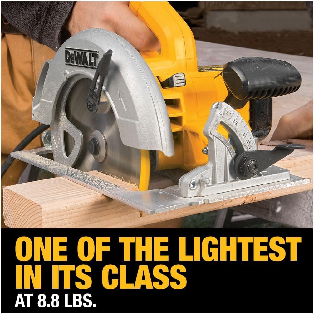 DEWALT 7-1 4-Inch Circular Saw, Lightweight, Corded (DWE575)3