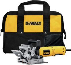 DEWALT Biscuit Joiner, 6.5 Amp, 10,000 RPM, Retractable 45 Degree Notch, For Depth Spots (DW682K).