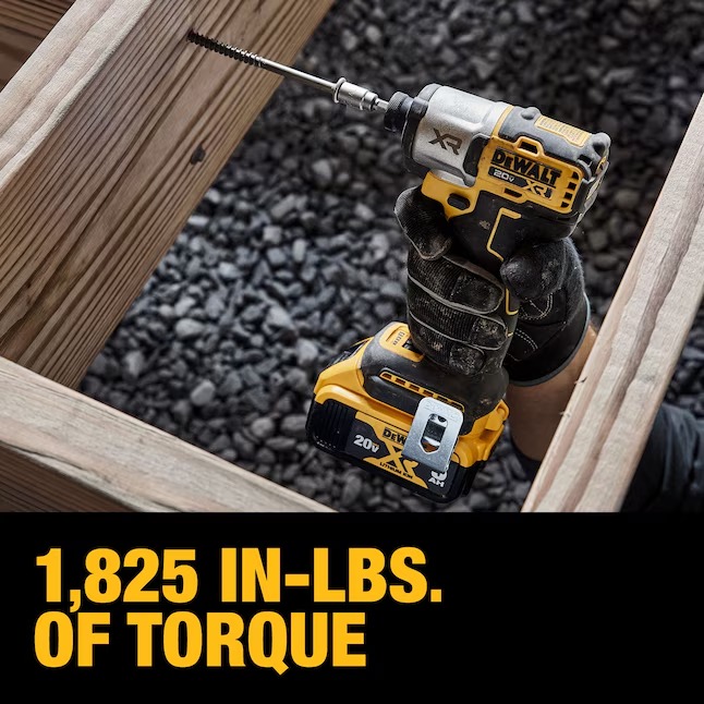 DEWALT DCF845P1 XR 20-volt Max 1 4-in Brushless Cordless Impact Driver (Battery and Charger Included with Soft Bag)7_11zon