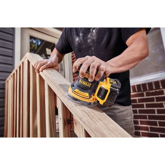 DEWALT DCW210C1 XR 20 Volts Brushless Variable Random Orbital Cordless Sander with Dust Management (Battery Included)21_11zon