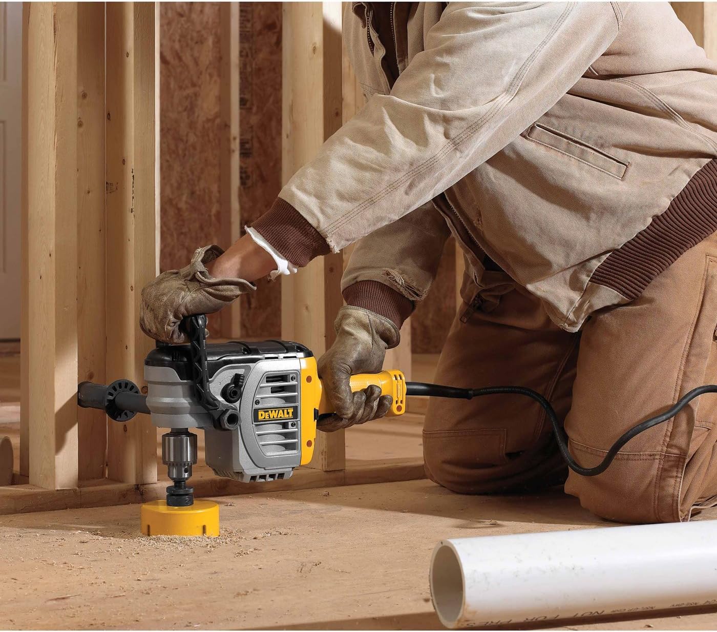 DEWALT DWD450 VSR Stud and Joist Drill with Clutch, 1 2-InchV3