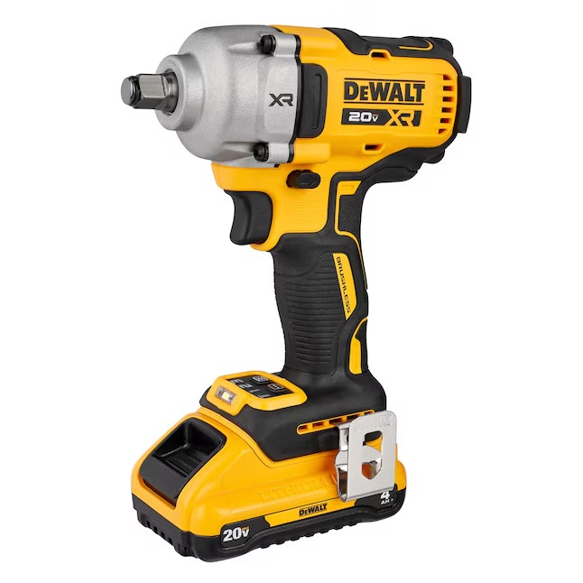 DEWALT XR 20-volt Max Variable Brushless 1 2-in Drive Cordless Impact Wrench (Battery and Charger Included)14_11zon