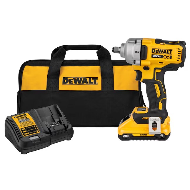 DEWALT XR 20-volt Max Variable Brushless 1 2-in Drive Cordless Impact Wrench (Battery and Charger Included)_11zon DEWALT DCF891Q1 XR 20-volt Max Variable Brushless 1/2-in Drive Cordless Impact Wrench (Battery and Charger Included)