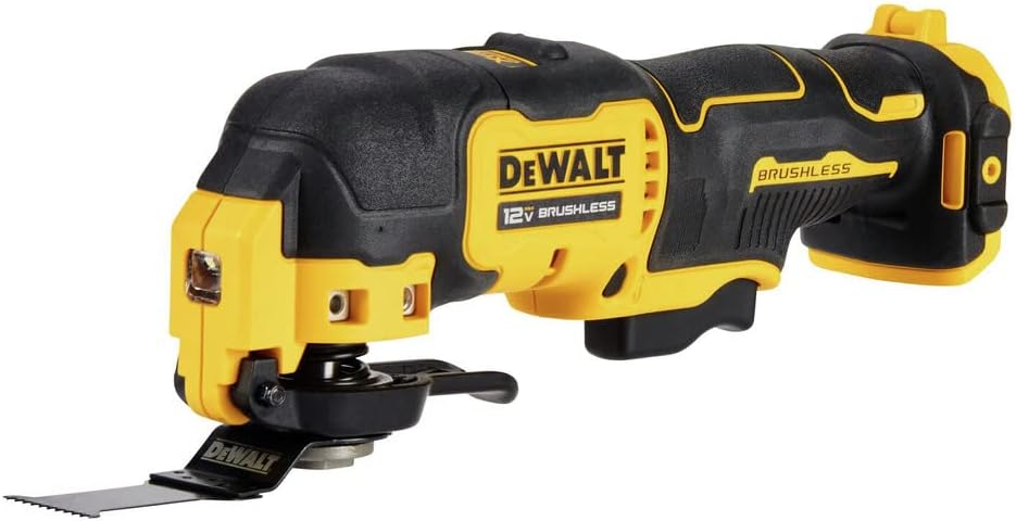 DEWALT XTREME 12V MAX Brushless Cordless Oscillating Tool with Blades and Adaptor, Bare Tool Only (DCS353B) DEWALT XTREME 12V MAX Brushless Cordless Oscillating Tool with Blades and Adaptor, Bare Tool Only (DCS353B)