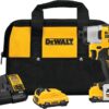 DEWALT XTREME 12V MAX* Impact Driver Kit, 1/4-Inch (DCF801F2)