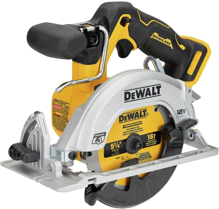 DEWALT XTREME™ 12V MAX BRUSHLESS 5-3 8 CIRCULAR SAW (Tool Only) (DCS512B)2