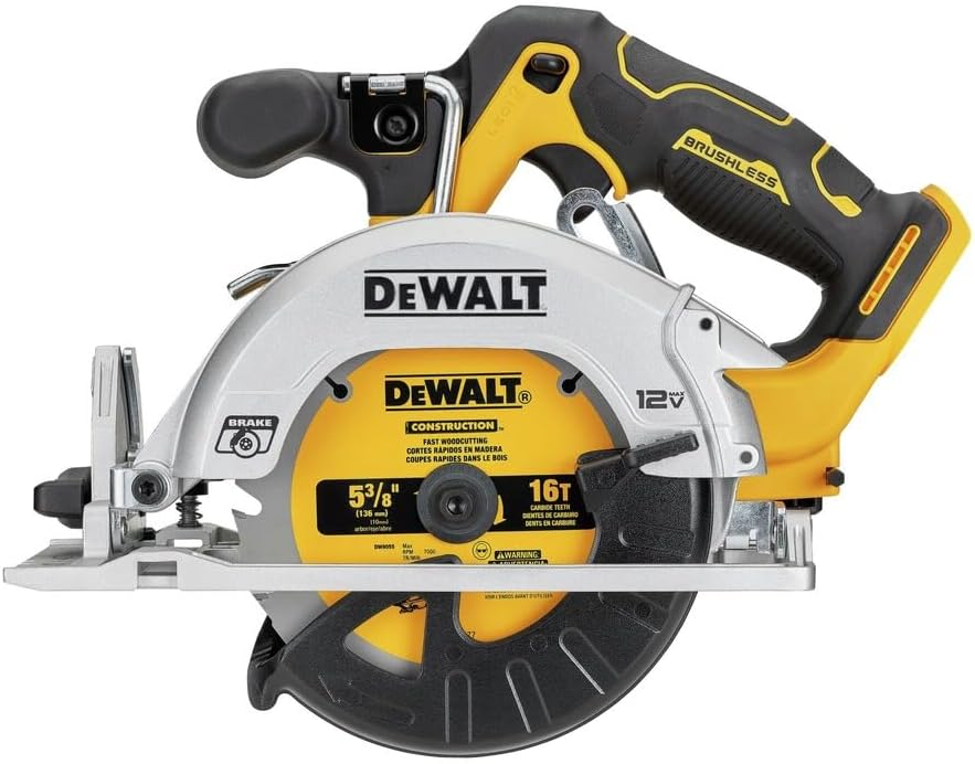 DEWALT XTREME™ 12V MAX BRUSHLESS 5-3 8 CIRCULAR SAW (Tool Only) (DCS512B)4