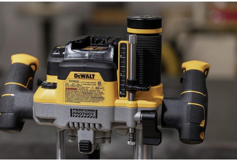 Dewalt DCW620B 20V MAX XR Brushless 2-1 4 Peak HP Lithium-Ion Cordless Plunge Router (Tool Only)0