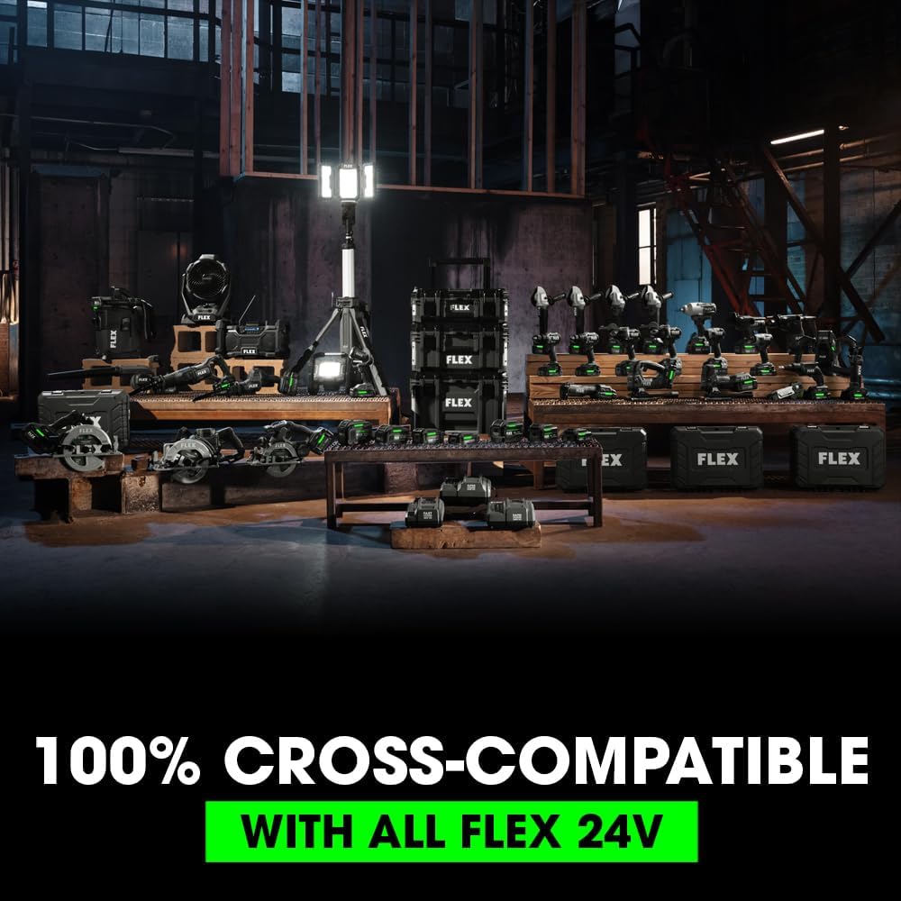 FLEX 24V Brushless Cordless 1 4-Inch 2,500 In-Lbs Torque Quick Eject Hex Impact Driver Multi-Mode Tool Only, Battery and Charger Not Included - FX1371A-Z6