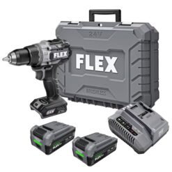 FLEX FX1171T-2K STACKED LITHIUM 24-volt 1/2-in Keyless Brushless Cordless Drill (2-Batteries, Charger and Hard Case included)