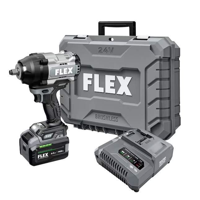 FLEX FX1472-1H STACKED LITHIUM 24-volt Variable Brushless 1 2-in Drive Cordless Impact Wrench (Battery and Charger Included)_11zon FLEX FX1472-1H STACKED LITHIUM 24-volt Variable Brushless 1/2-in Drive Cordless Impact Wrench (Battery and Charger Included)