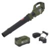 FULL BOAR B4111T1 40-volt 506-CFM 110-MPH Battery Handheld Leaf Blower 2 Ah (Battery and Charger Included)