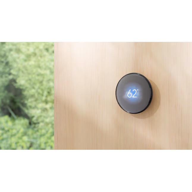 Google Nest Learning Thermostat (4th Gen) with Temp Sensor - Polished Obsidian - GA05169-US14_11zon