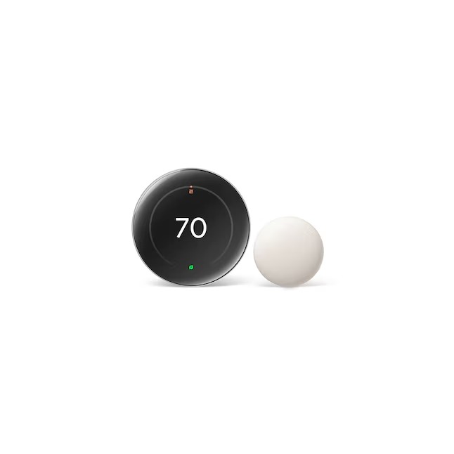 Google Nest Learning Thermostat (4th Gen) with Temp Sensor - Polished Silver - GA05551-US_11zon Google Nest Learning Thermostat (4th Gen) with Temp Sensor - Polished Silver - GA05551-US