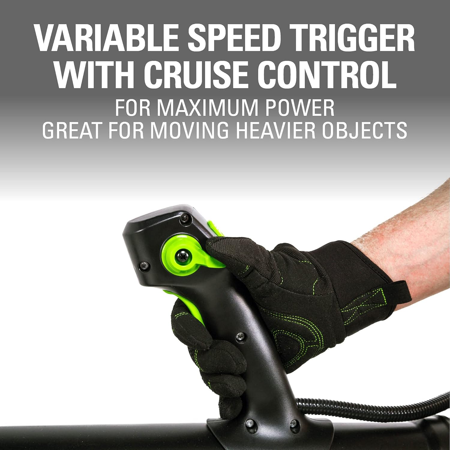 Greenworks BPB80L2510 80V (180 MPH 610 CFM 75+ Compatible Tools) Cordless Brushless Backpack Blower, 2.5Ah Battery and Rapid Charger Included, Green Black6