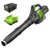 Greenworks Pro BL80B210 80-volt Max 500-CFM 150-MPH Battery Handheld Leaf Blower 2 Ah (Battery and Charger Included)