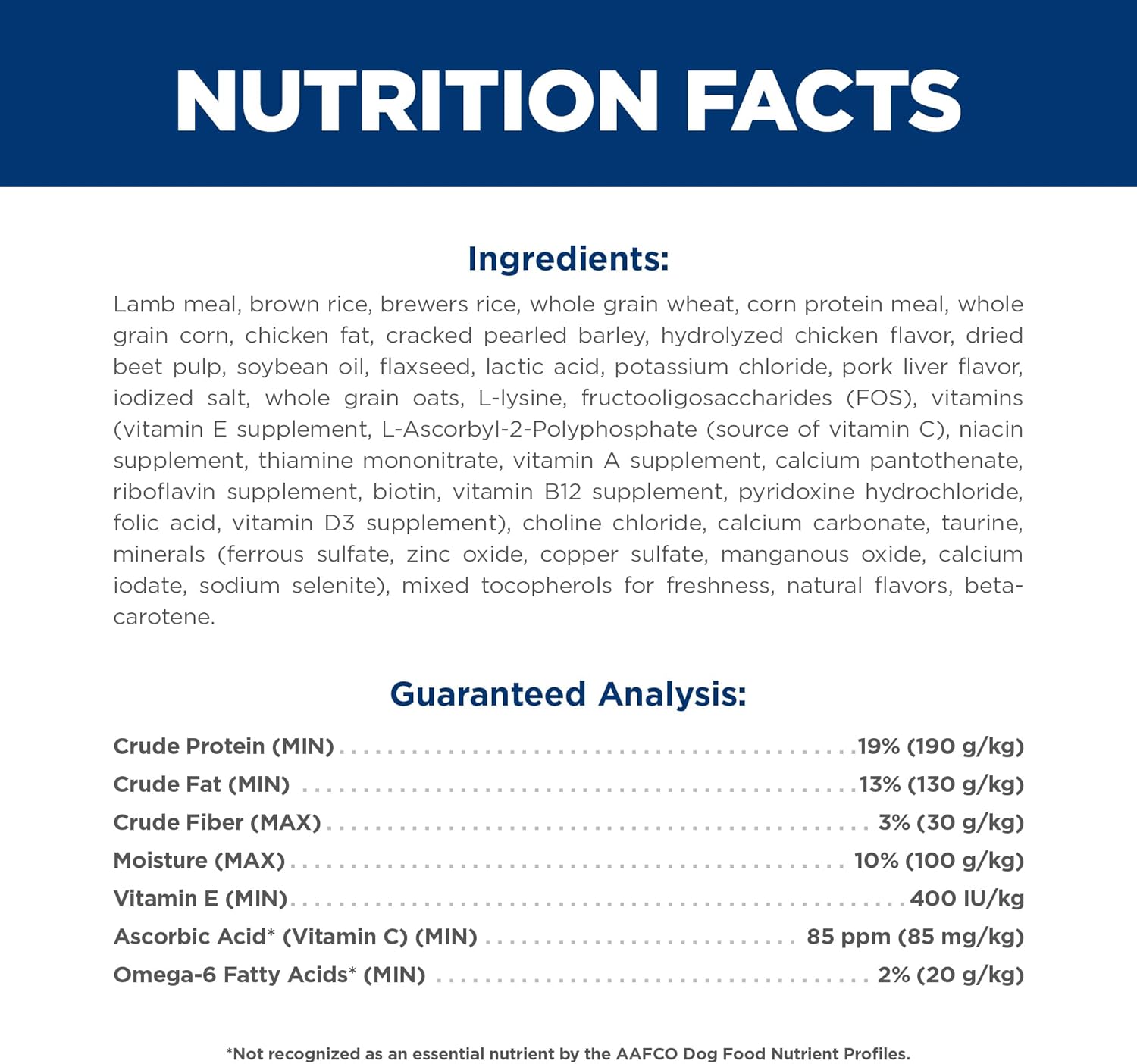 Hill's Science Diet Adult 1-6, Adult 1-6 Premium Nutrition, Small Kibble, Dry Dog Food, Lamb & Brown Rice, 15.5 lb Bag8