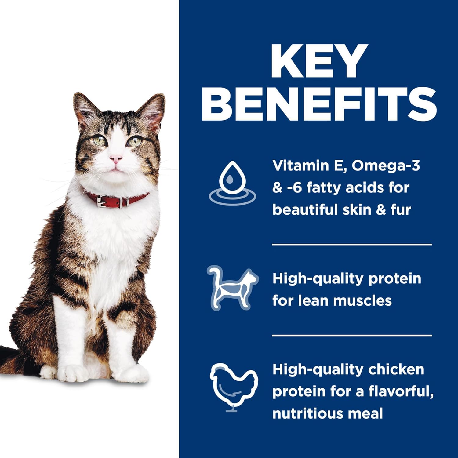 Hill's Science Diet Adult Hairball Control Chicken Recipe Dry Cat Food, 15.5 lbs.5
