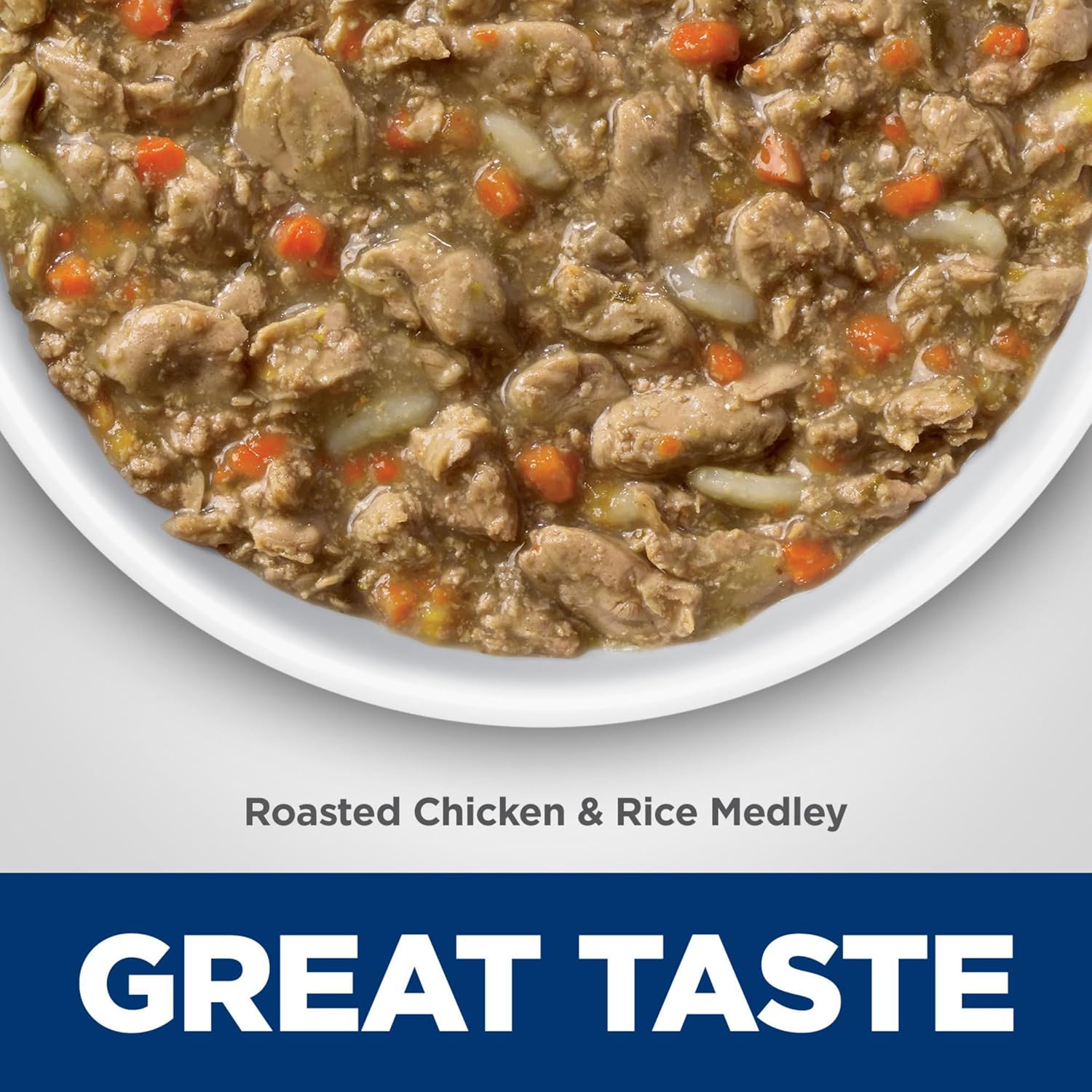 Hill's Science Diet Healthy Cuisine, Adult 1-6, Great Taste, Wet Cat Food, Roasted chicken & Rice Stew, 2.8 oz Can, Case of 247