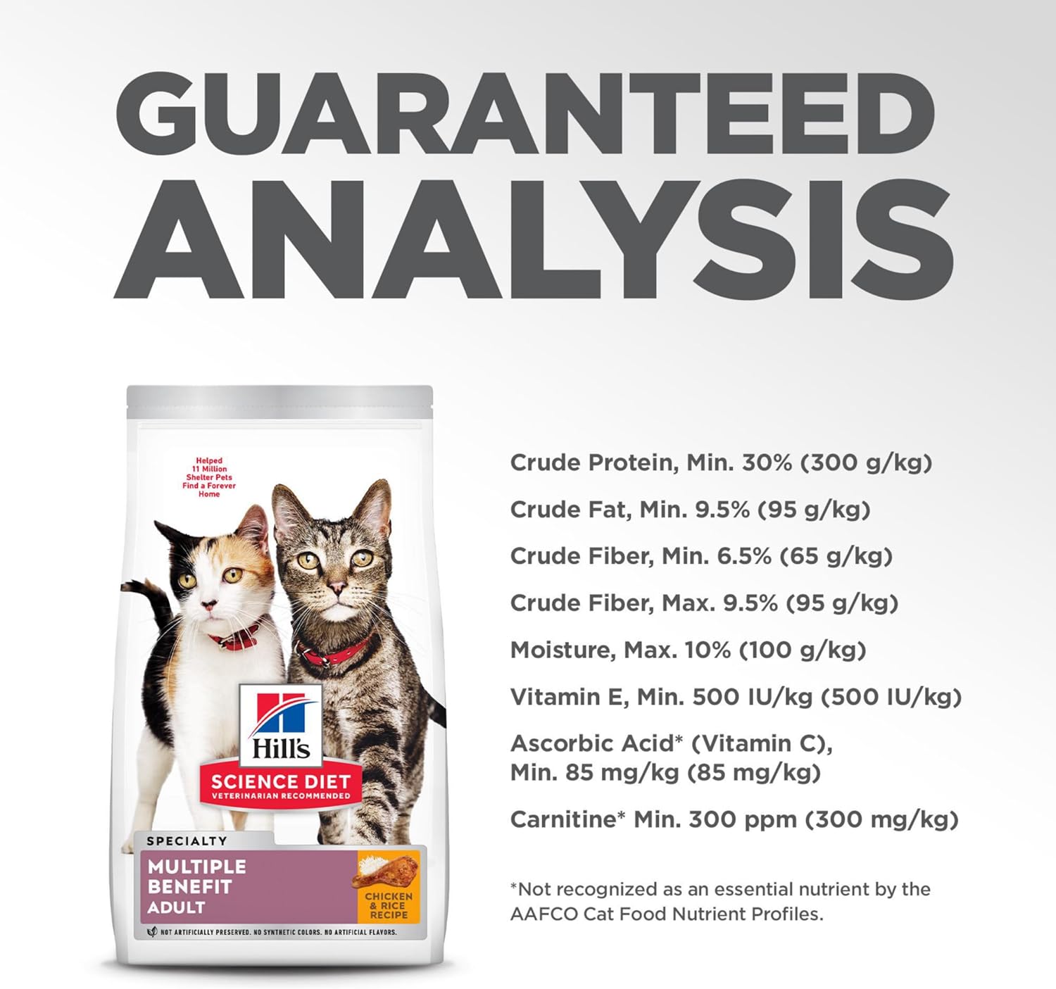 Hill's Science Diet Multi-Benefit, Adult 1-6, Multiple Benefit, Dry Cat Food, Chicken Recipe, 15.5 lb Bag13