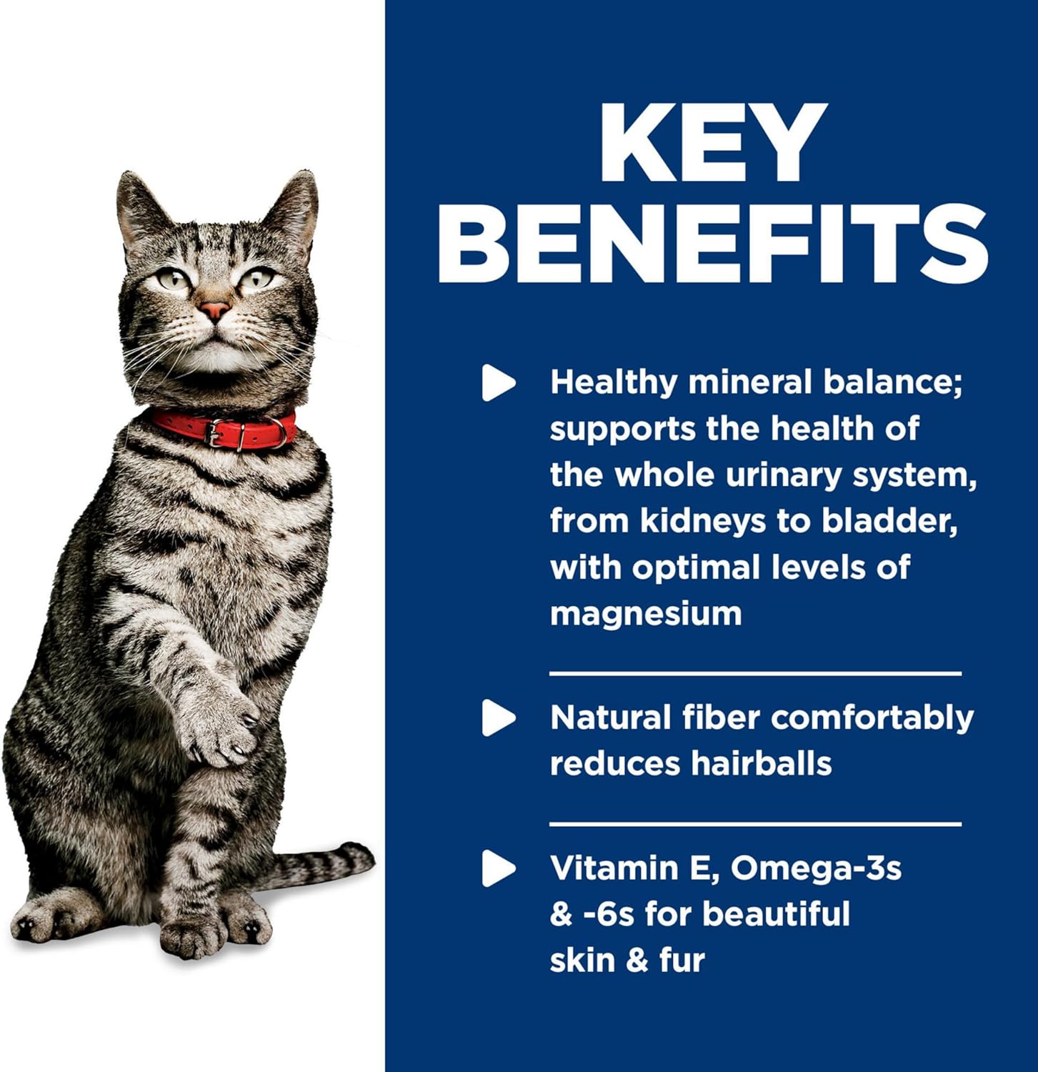 Hill's Science Diet Urinary Hairball Control, Adult 1-6, Urinary Track Health & Hairball Control Support, Wet Cat Food, Chicken Minced, 2.9 oz Can, Case of 245