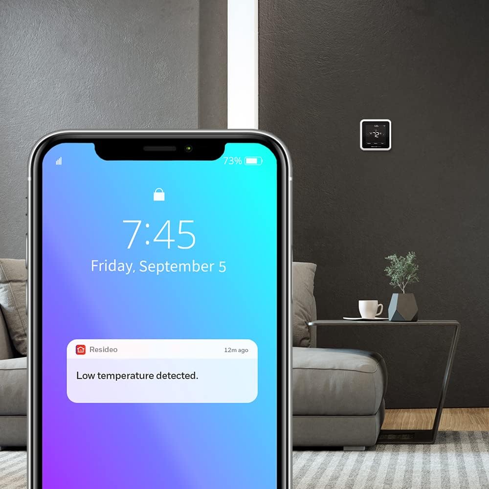 Honeywell Home RTH8800WF2022, T5 WiFi Smart Thermostat, 7 Day-Programmable Touchscreen, Alexa Ready, Geofencing Technology, Energy Star, C-Wire Required11