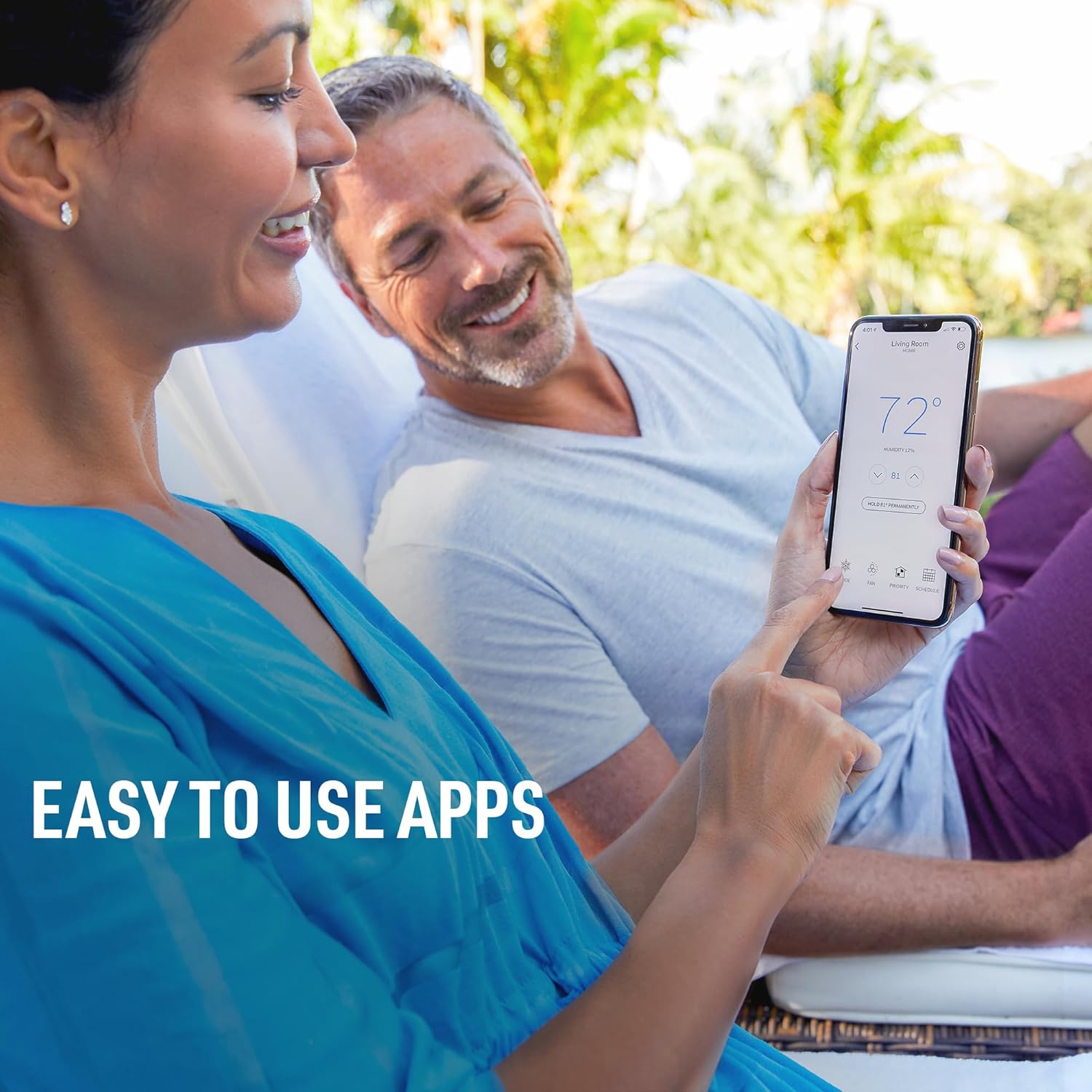 Honeywell Home RTH8800WF2022, T5 WiFi Smart Thermostat, 7 Day-Programmable Touchscreen, Alexa Ready, Geofencing Technology, Energy Star, C-Wire Required8