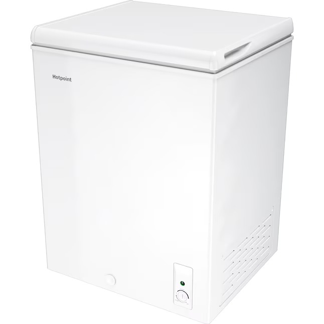 Hotpoint 4.9-Cu. Feet Manual Defrost Chest Freezer Convertible to Refrigerator ( White ) HCM5QWWW12_11zon
